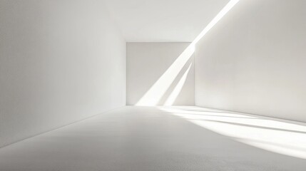 Fototapeta premium Light White Background, Generative AI