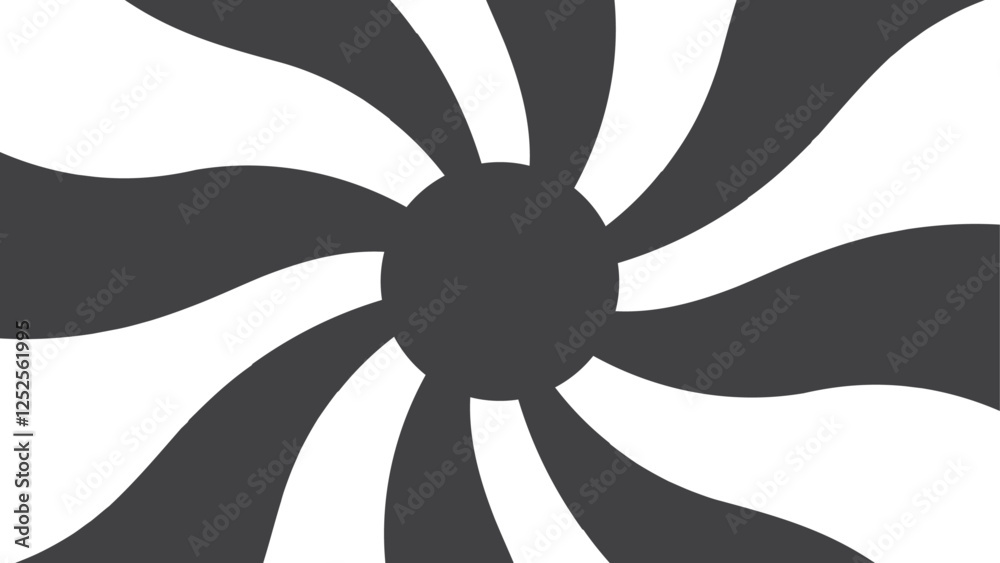 Aufkleber abstract background with radial spiral stripes rays retro starburst. classic vintage sun rays patter