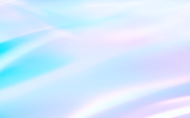 Hologram Gradient. Graphic Fluid. Violet Shiny Background. Liquid Light. Pearlescent Texture. Retro Design. Iridescent Texture. Blur Creative Illustration.