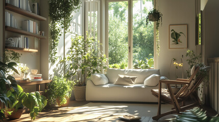 Blooming foliage symbolizing sustainable living, simplicity, and effortless elegance.