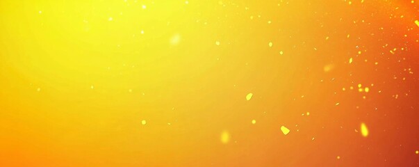 Abstract Golden Dust Particles Floating in Warm Hues