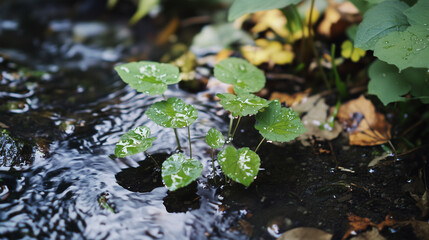 Leafy plant symbolizing nature's grace and basic eco-care, embracing simplicity and sustainability.