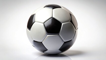 Naklejka premium Isolated Soccer Ball at Night