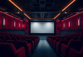 Movie Theatre with empty seats
