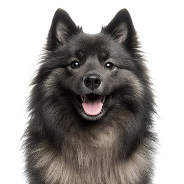 Happy German Spitz Wolfspitz Dog Portrait