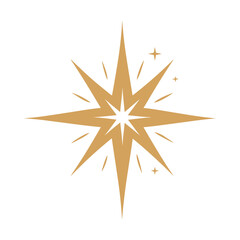 Golden Starburst Graphic