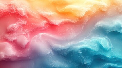 Fototapeta premium Colorful Abstract Background with Fluid Patterns and Soft Waves