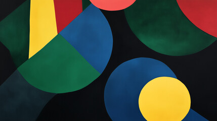 A dynamic mix of forest green, bright lemon, and vibrant hues, creating an exciting and energetic space.