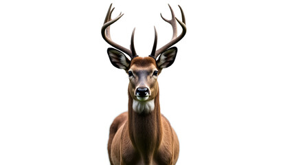 Fototapeta premium Majestic Wanderer of the Forest: The Graceful Life of a Deer