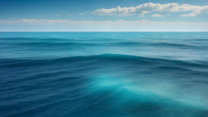 Fototapeta premium Infinite Blue Sea Horizon