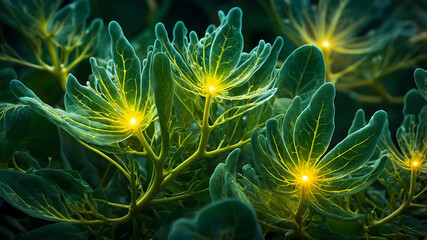 Green Leaves and Light Rays