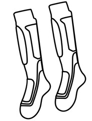 Winter Sports coloring Page