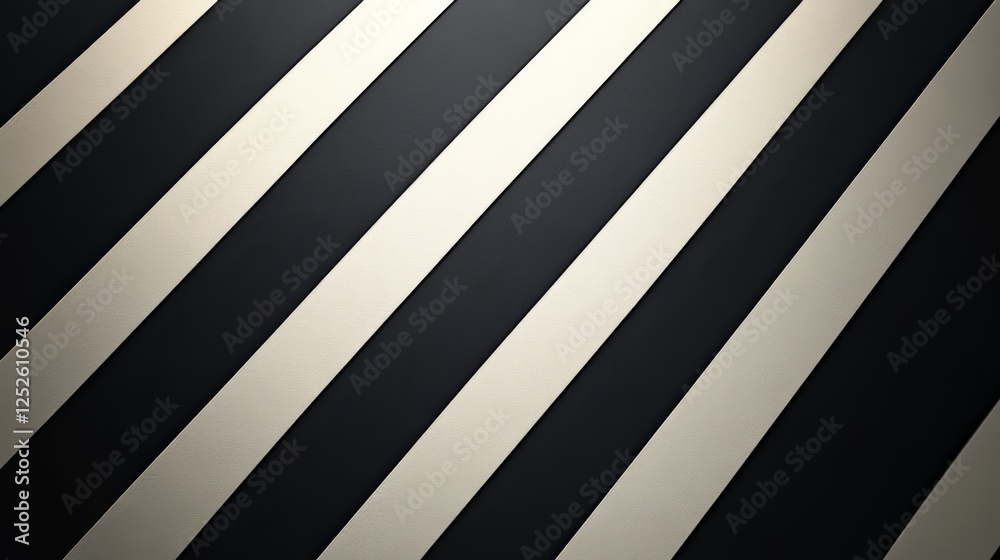 Aufkleber diagonal black and white abstract pattern, contrasting design. modern art and symmetry concept