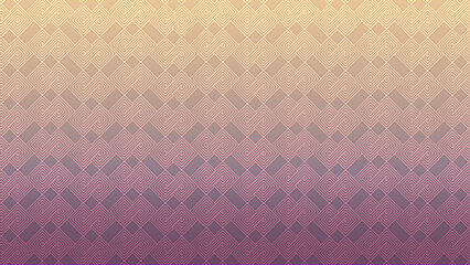 Seamless Japanese geometric pattern with interlocking square/circle spirals, inspired by the traditional sayagata motif