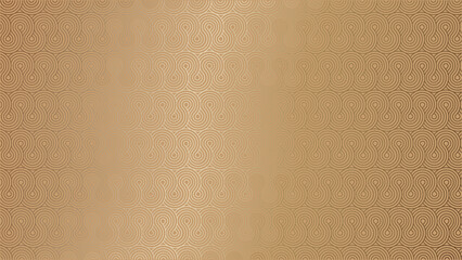 Seamless Japanese geometric pattern with interlocking square/circle spirals, inspired by the traditional sayagata motif