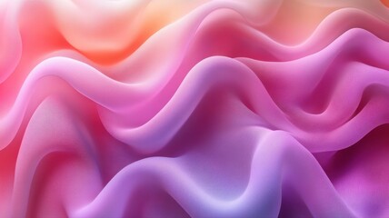 Obraz premium Colorful Flowing Fabric Textures in Soft Pastel Shades