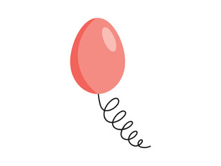 Egg Balloon Easter Background Illustration