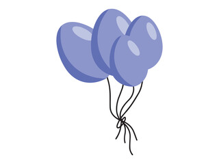 Egg Balloon Easter Background Illustration