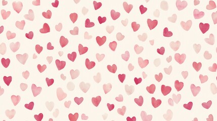 Pink hearts background pattern, Valentine's Day design
