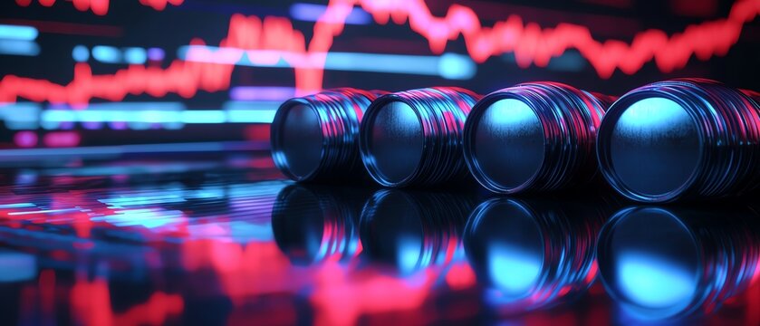 Trading data visualization with dynamic charts