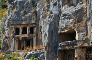 Naklejka premium Myra Ancient City in Demre, Antalya, Turkey