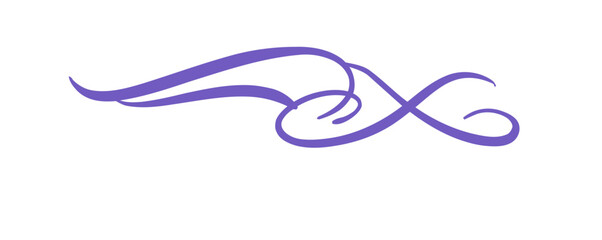 Calligraphy Flourishes elegant text divider for invitations