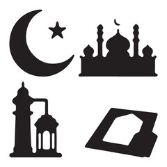 Diagram of Islamic religious components