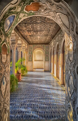 Obraz premium Zinat al-Mulk House Shiraz Iran Architectural Gem of the Qajar Era