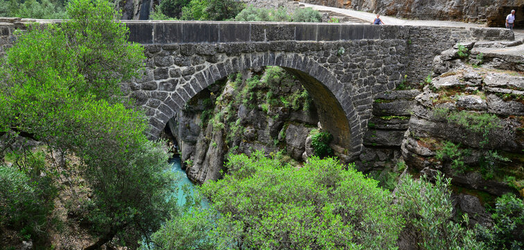 Oluk Bridge ( Roman Period ) in Antalya, Turkey