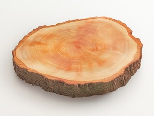Natural Wood Slice, Cross Section of Tree Trunk