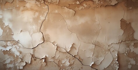 Texture of an old wall with cracks and scratches that can be used as a background