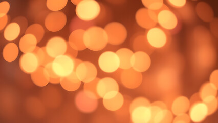 Bright bokeh lights create a colorful, blurred abstract background perfect for holiday or Christmas decoration design
