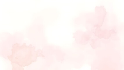 A soft pink abstract watercolor background evokes the light, airy texture of a summer sky