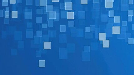 Obraz premium Blue abstract square background; digital design; website header
