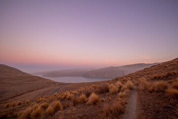 Sunset over Lyttelton Harbour, NZ