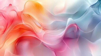 Obraz premium Colorful Abstract Background with Flowing Smooth Shapes and Tones