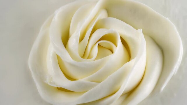 White Rose Cream Design