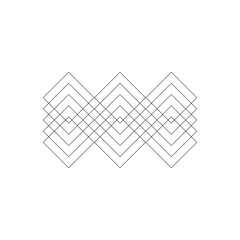 geometric triangle with three sides