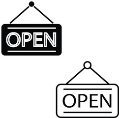 Simple line icon of an 