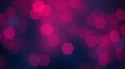 Abstract pink bokeh background with glowing lights and colorful festive design
