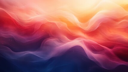 Obraz premium Abstract Colorful Waves in Soft Gradient Background Design