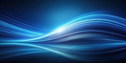 Abstract Blue Swirling Lines A Dynamic Design for Modern Presentations and Technological Concepts