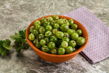 Ripe sweeet and juicy gooseberry