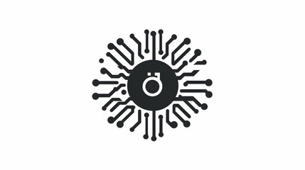 Fototapeta premium Circuit board design, technology innovation