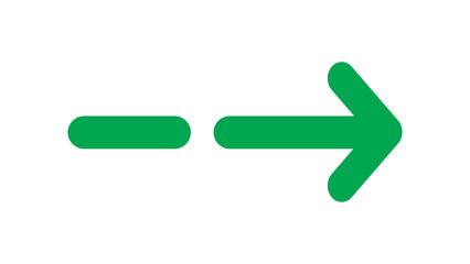 green arrow sign
