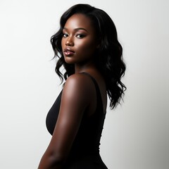 Fototapeta premium Beautiful Black Woman Portrait