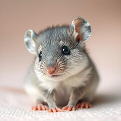It is a baby gray mouse.