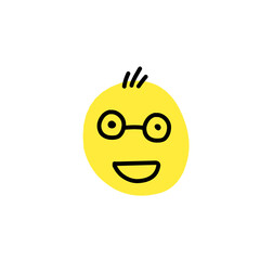 cartoon character face icon