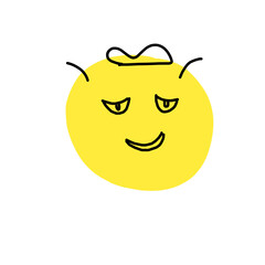 cartoon character face icon