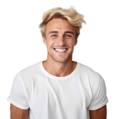 portrait of a handsome young man